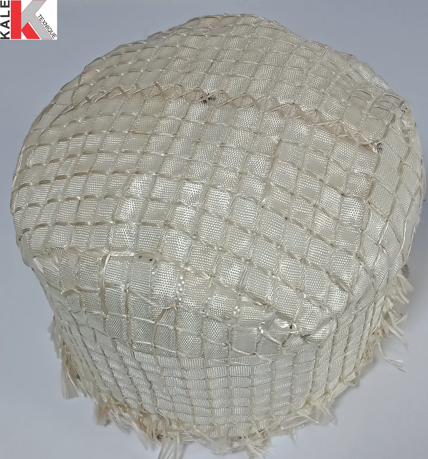 Physical glass-fibre woven dome structure